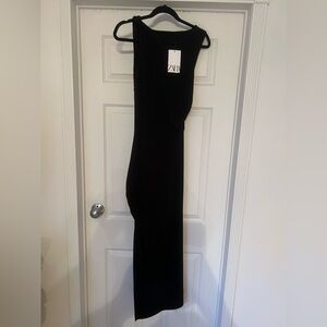 Zara One Shoulder Black Dress